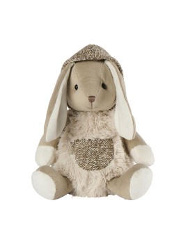 Lapin gris avec poches et...