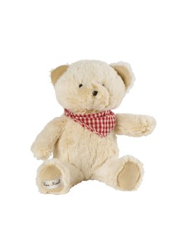 Ours crème avec bandana