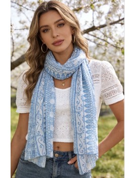 Écharpe imprimée fantaisie