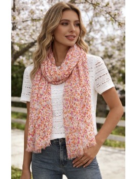 Foulard imprimé fleuris...