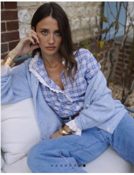 Chemise Carreaux et coeurs