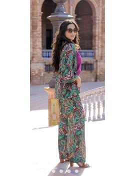 Pantalon fluide large...