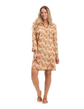 Robe chemise imprimée...