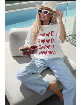 Tee-shirt imprimé good Food...