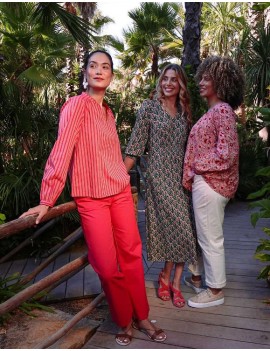 Robe imprimée en viscose...