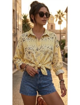 Chemise imprimée bandanas