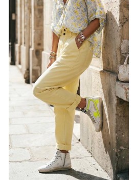 Pantalon ballon coton...