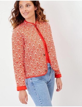 Veste matelassée paprika