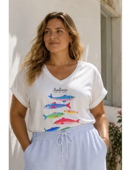 Tee shirt imprimé grande...