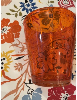 Verre gobelet bullé...