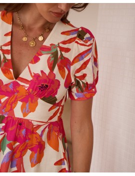 Robe florale plusieurs tailles