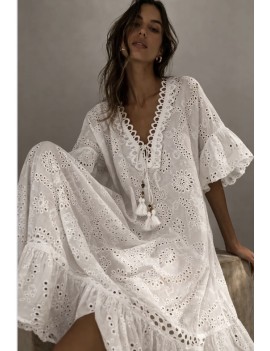 Robe blanche longue...