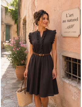 Robe courte chocolat