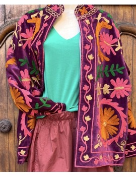 Veste matelassée colorée