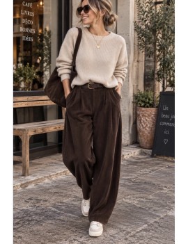 Pantalon ballon côtelé...