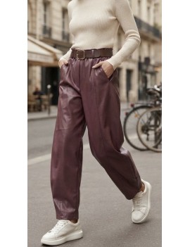 Pantalon similicuir forme...