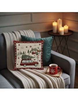 Housse de coussin Noël