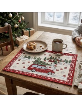 Set de table voiture de Noël