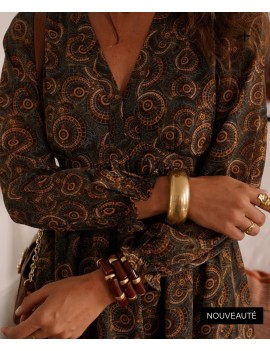 Robe courte imprimée